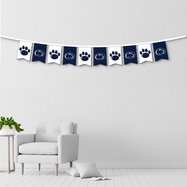 paw prints athletic logos string banner image